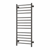 Reina Designer Towel Radiator 1200 x 500mm / Brushed Gun Metal Reina Arnage Dry Electric Designer Towel Radiator