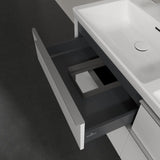 Villeroy & Boch Wall Mounted Vanity Unit Villeroy & Boch Subway 3.0 Wall Hung 1200mm Four Drawer Double Vanity Unit with Basin