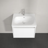 Villeroy & Boch Wall Mounted Vanity Unit Villeroy & Boch Skyla Wall Mounted 600mm One Drawer Vanity Unit with Basin