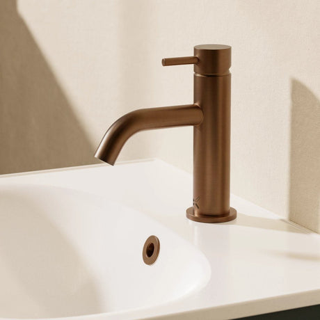 Crosswater Mono Basin Tap Brushed Bronze Crosswater MPRO XL Basin Mixer Tap