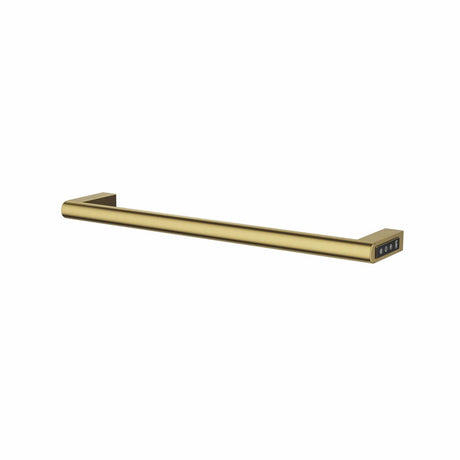 JTP Designer Towel Radiator Brushed Brass JTP Ora Electric Heated Designer Towel Rail