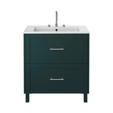 Heritage Floor Standing Vanity Unit Classic Green / 3 Heritage Lynton 800mm Floor Standing Unit with Basin