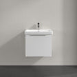 Villeroy & Boch Wall Mounted Vanity Unit Villeroy & Boch Architectura Wall Hung Vanity Unit 550mm One Drawer with Basin - White