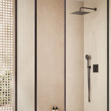 Roca Concealed Shower Valve Roca T-3000 Square Bath Shower Mixer with Built-In Valve