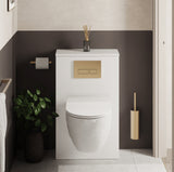 Crosswater WC Back To Wall Unit Gloss White Crosswater WC Unit - 545mm Wide
