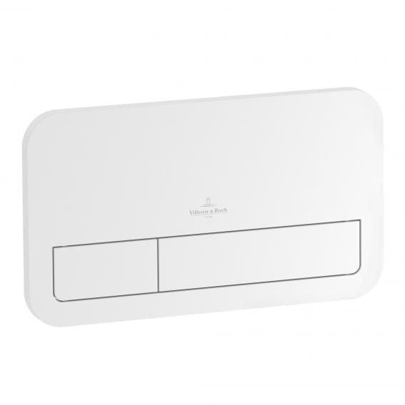 Villeroy and Boch Flush Plate White Villeroy & Boch ViConnect 200S Toilet Flush Plate