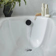 UK Bathroom Store Matt Black Vado Clic-Clac Bath Filler Waste and Overflow