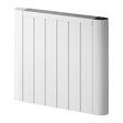 Reina Panel Radiator 580 x 640mm / White Reina Serre Electric Radiator with Wi-Fi Enabled LCD Display