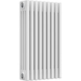 Aquarius Bathrooms Column Radiator 750mm x 425mm Aquarius Foundry Horizontal 4 Column Radiator in White