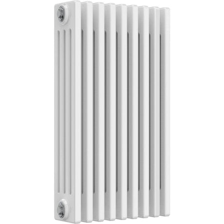 Aquarius Bathrooms Column Radiator 750mm x 425mm Aquarius Foundry Horizontal 4 Column Radiator in White