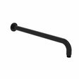 Saneux Fixed Shower Arm Satin Black Saneux Cos 400mm Wall Mounted Shower Arm