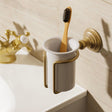 Crosswater Toothbrush Holder Brushed Brass Crosswater Belgravia Tumbler and Holder