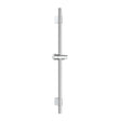 Roca Shower Riser Rail Chrome Roca Sensum 700mm Shower Slide Rail with Adjustable Handset Bracket