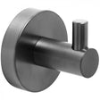 JTP Robe Hook Brushed Black JTP VOS Single Robe Hook