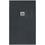 Tissino Rectangle Shower Tray 1800 x 700mm Tissino Giorgio2 Rectangle Shower Tray in Graphite Slate