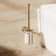 Crosswater Toilet Brush Brushed Brass Crosswater Belgravia Toilet Brush and Holder