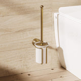 Crosswater Toilet Brush Brushed Brass Crosswater Belgravia Toilet Brush and Holder
