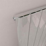 Eastbrook Panel Radiator Eastbrook Peretti Straight Horizontal Aluminum Radiator in Polished Aluminum