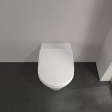 Villeroy & Boch Back to Wall Toilet Villeroy & Boch O.novo Back to Wall Rimless Toilet with Soft Close Seat