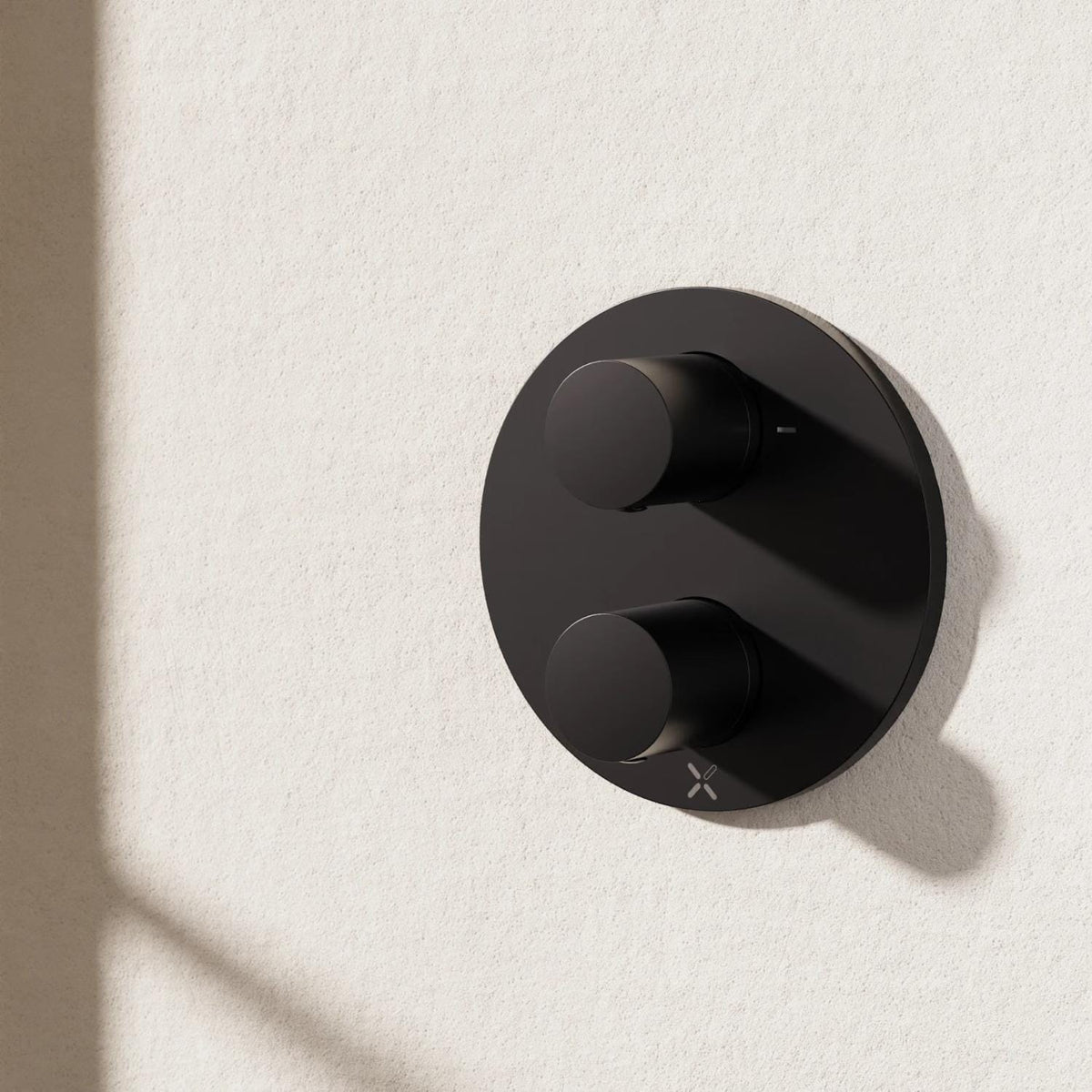 Crosswater Concealed Shower Valve Matt Black Crosswater Lazo Crossbox 1 Outlet Trimset