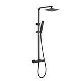 Aquarius Bathrooms Exposed Shower Set Aquarius RainLux Cool Touch Adjustable Square Exposed Shower Valve and Kit