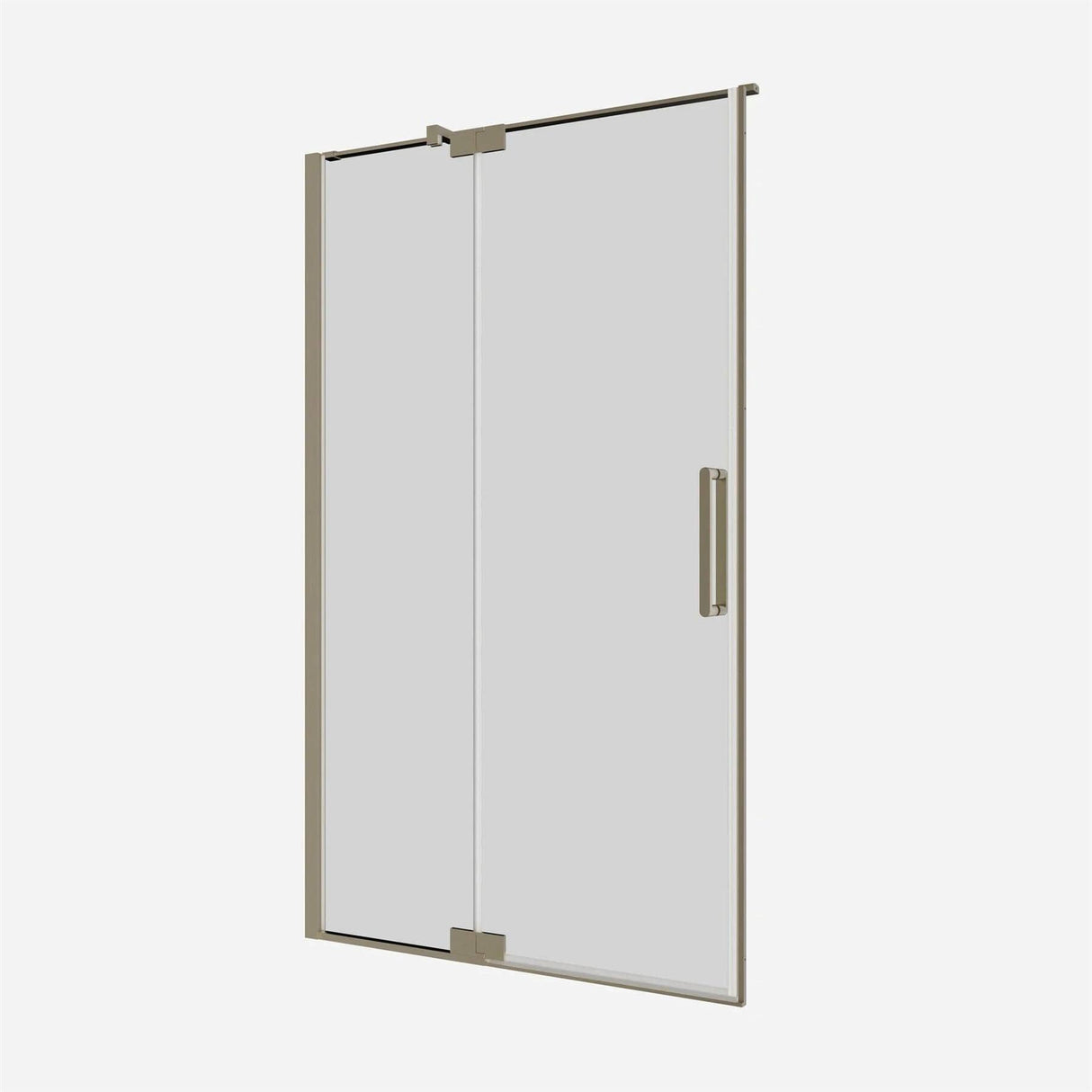Crosswater Pivot Shower Door Crosswater Optix 10 Pivot Door with Inline 1200mm in Brushed Brass