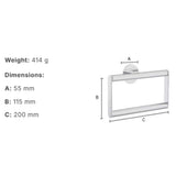 Smedbo Towel Rails and Rings Smedbo Dot Self-Adhesive Towel Ring