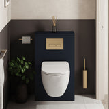 Crosswater WC Back To Wall Unit Indigo Blue Crosswater WC Unit - 545mm Wide