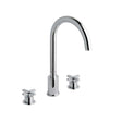 Eastbrook Bath Mixer Eastbrook Prado Star 3 Hole Bath Filler Tap in Chrome