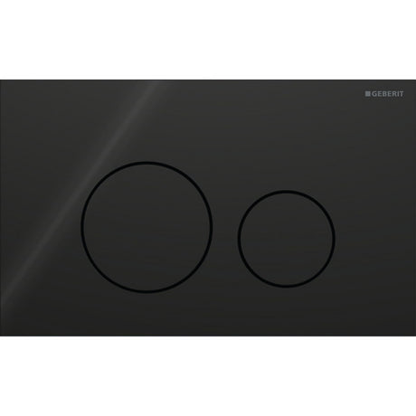 Geberit Flush Plate Black Glass Geberit Sigma Round Glass Flush Plate