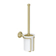 Crosswater Toilet Brush Brushed Brass Crosswater Belgravia Toilet Brush and Holder