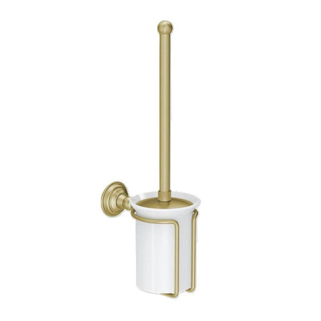 Crosswater Toilet Brush Brushed Brass Crosswater Belgravia Toilet Brush and Holder