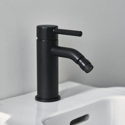 Ideal Standard Bidet Tap Ideal Standard Ceraline Single Lever Bidet Mixer Tap with Metal Pop-Up Waste in Silk Black