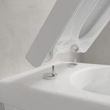 Villeroy & Boch Wall Hung Toilet Villeroy & Boch Architectura Compact Wall Hung Rimless DirectFlush Toilet with Soft Close Seat