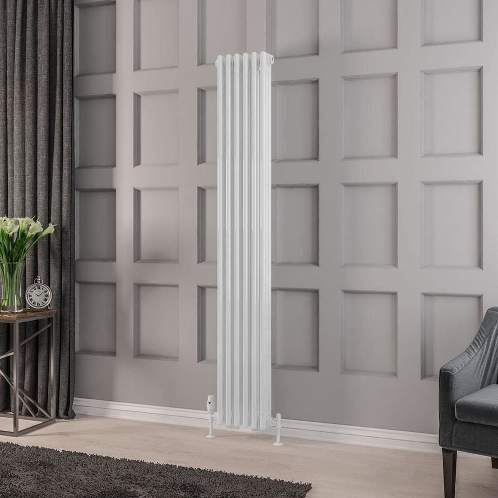 Eastbrook Rivassa Traditional 3 Column Radiator in White