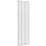 Aquarius Bathrooms Column Radiator 1800 x540mm Aquarius Athens Single Vertical Column Radiator in White