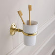 Miller Toothbrush Holder Polished Brass Miller Stockholm Tumbler and Holder