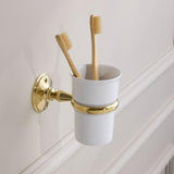 Miller Toothbrush Holder Polished Brass Miller Stockholm Tumbler and Holder