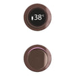 TED Concealed Shower Valve Brushed Bronze TED Togo 2/3 Outlet Concealed Digital Shower Valve with Ring Style Plate