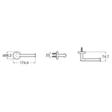 Roca Toilet Roll Holder Roca Hotels Round Toilet Roll Holder