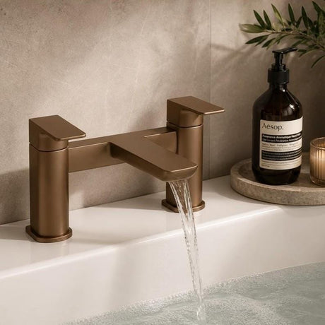 Aquarius Bathrooms Bath Mixer Brushed Bronze Aquarius Hydro Bath Filler Tap