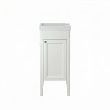 Heritage Cloakroom Vanity Unit Chantilly Heritage Caversham 400mm Floor Standing Cloakroom Vanity Unit and Basin Bundle