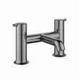 Flova Bath Mixer Gun Metal Flova Moonlight 2 Hole Bath Filler Tap