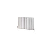 Eastbrook Panel Radiator Eastbrook Guardia Straight Horizontal Aluminium in Matt White