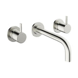 Crosswater Wall Mounted Basin Tap Crosswater MPRO Wall Mounted 3 Hole Basin Mixer Tap