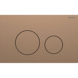 Geberit Flush Plate Red Gold Geberit Sigma Round Stainless Steel Flush Plate