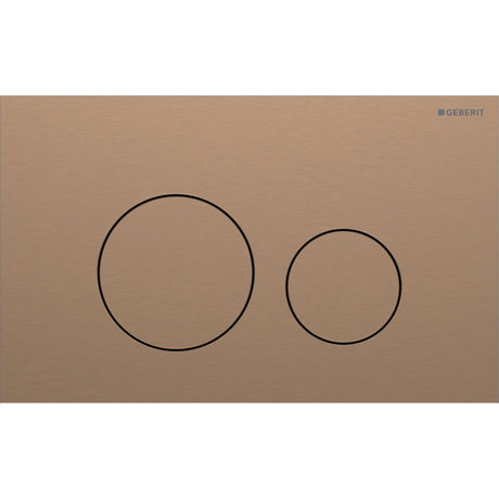 Geberit Flush Plate Red Gold Geberit Sigma Round Stainless Steel Flush Plate