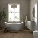 Heritage Modern Freestanding Bath Heritage Pomeroy Double Ended Acrylic Freestanding Bath - 1730 x 750mm - White
