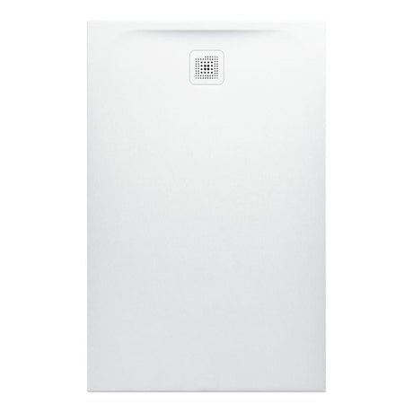 Laufen 1400 x 900mm / Drain on Short Side Laufen Marbond PRO Rectangular Tray with Waste in White