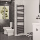 Eastbrook Wendover Straight Heated Towel Rail in Black Gold